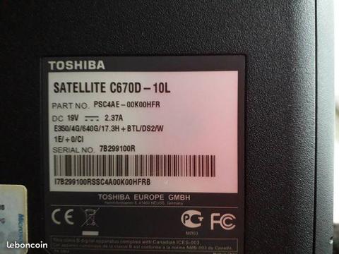 ordinateur portable Toshiba