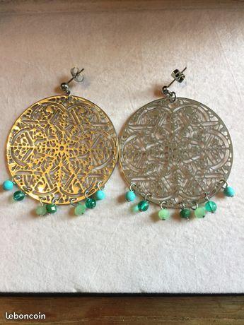 Boucles d’oreilles agatha neuves
