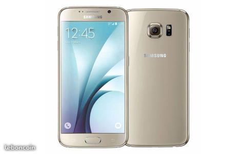 Samsung Galaxy S6 GOLD 32Go très bon états + verre
