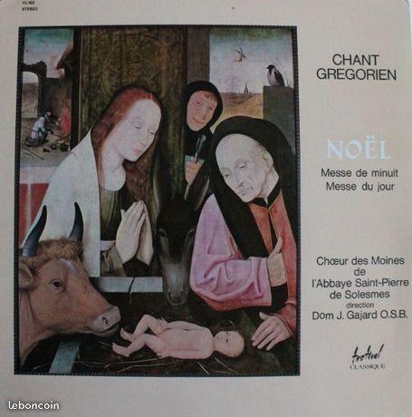 Vinyle : Chant Grégorien, Messes de Noël