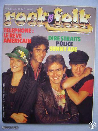 ROCK AND FOLK n° 198 - 07/1983 : Telephone