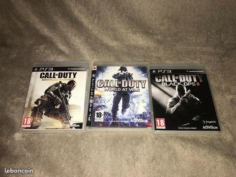 Jeux ps3 call of duty