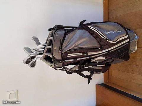 Série Fer Mizuno JPX 825 + sac golf BMW
