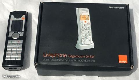 Téléphone pour box Sagemcom D46W Livephone