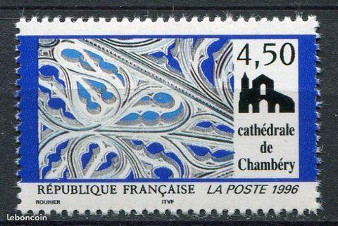 Timbre FRANCE Neuf 3021 Cathédrale de Chambéry