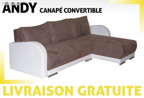 Canapé d'Angle ANDY LIVRAISON GRATUITE
