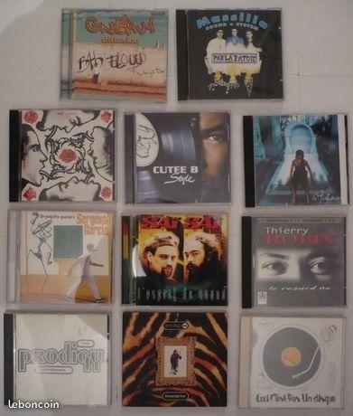 Lot 11 CD tous styles : sound system, ragga, rap