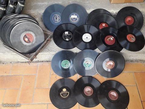 60 disques pour gramophone