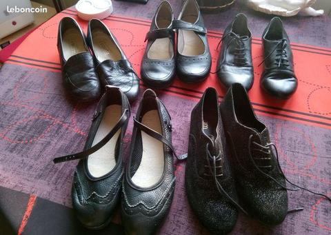 Chaussures cuir noir