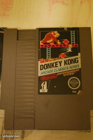 Jeu NES Donkey Kong arcade classics series FRA ASD