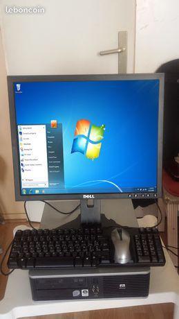 Pc complet (FLUIDE) / 4Go-160Go DD+Office Pro 2007