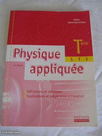 Physique appliquée - Terminale STI - Génie électro