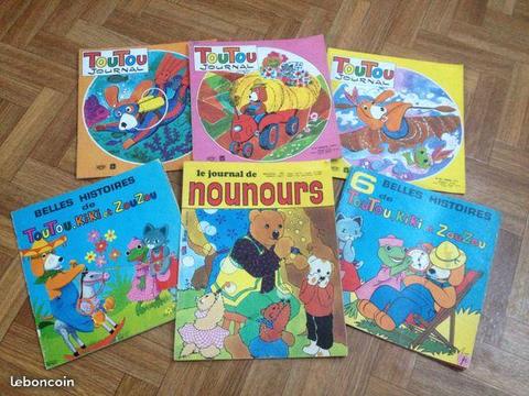 6 Livres de Toutou, Kiki et Zouzou et Nounours