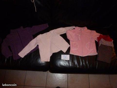 Lot vêtements fille 24 mois delph