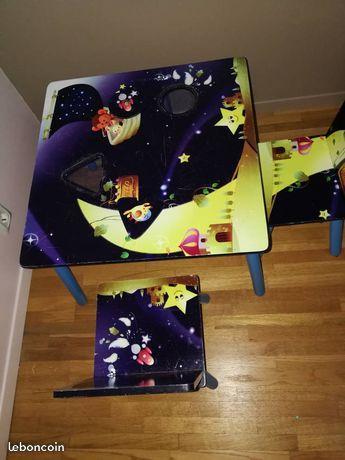 Table et chaises enfant