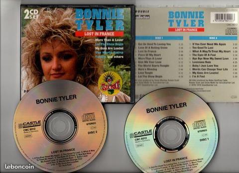 2 cds Bonnie Tyler Lost In France 20 titres