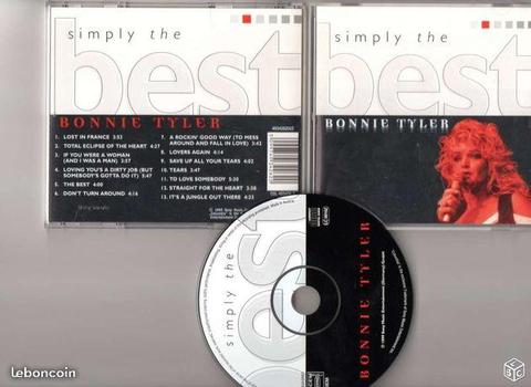 Bonnie Tyler Simply the Best cd orig. 13 titres