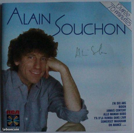CD dédicacé par Alain Souchon