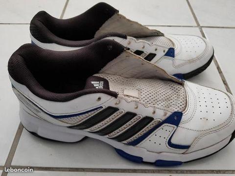 Chaussures Tennis Adidas Blanches T43