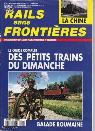 RAIL SANS FRONTIÈRES n° 20/23 1994 et 02