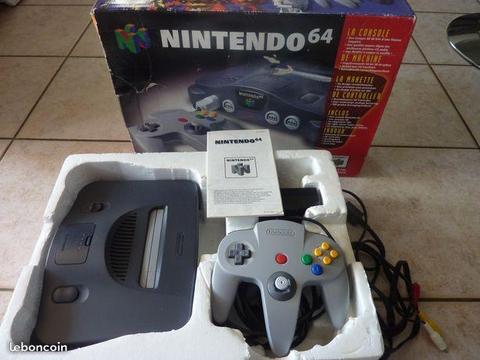 Console nintendo 64 en boite lot n°3