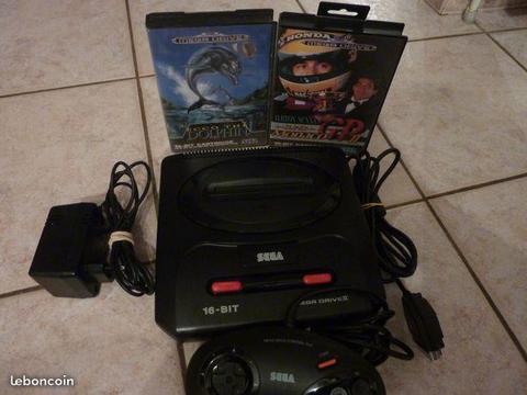 Console sega megadrive II+manette+jeux