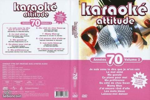 Karaoké Attitude - Années 70 - Volume 2 DVD