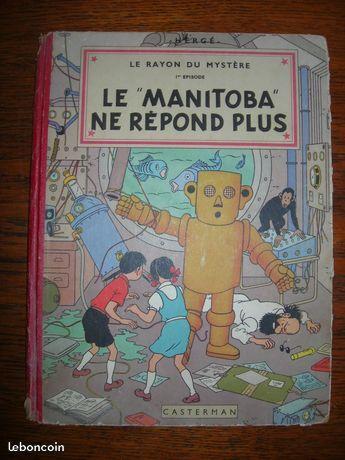 Herge le manitoba ne repond plus eo 1952