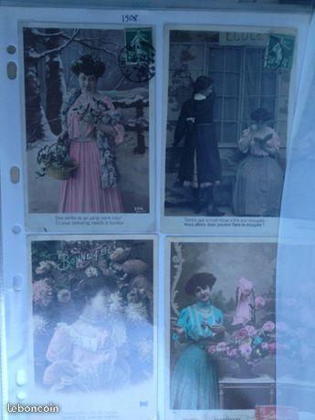 Lot de 131 Cartes postales Anciennes