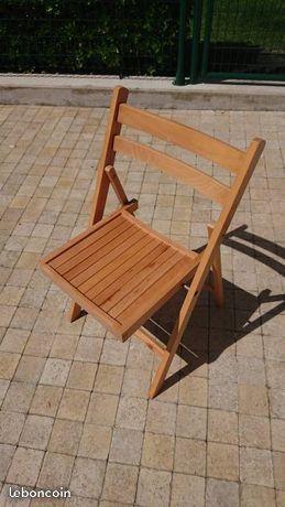 chaises en bois pliantes