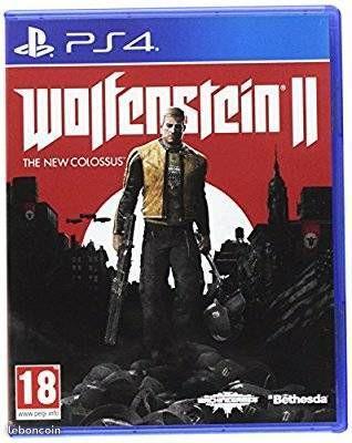 Wolfenstein 2 PS4 (neuf) :