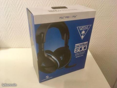Casque Bluetooth PS4 PS3 Turtle Beach Stealth 600