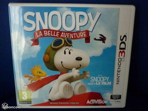 Jeu 3ds Snoopy La Belle Aventure Version Française