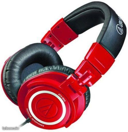 Casque Hifi ATH M50 Audio Technica Red