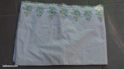 Drap ancien 2 personnes