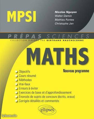 Mathématiques MPSI - prépas sciences