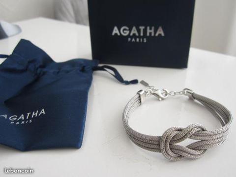 Bracelet Agatha Milano TOUT EN ARGENT NEUF