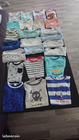 Lot de 52 de vêtements bébé garçon en 18 mois