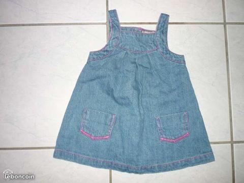 Robe en jean 6 mois (lilchar01)