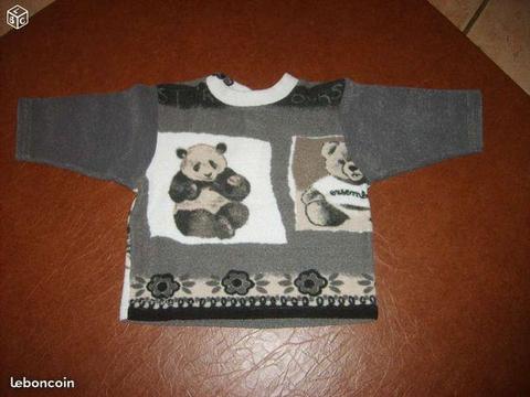 Pull panda 6 mois