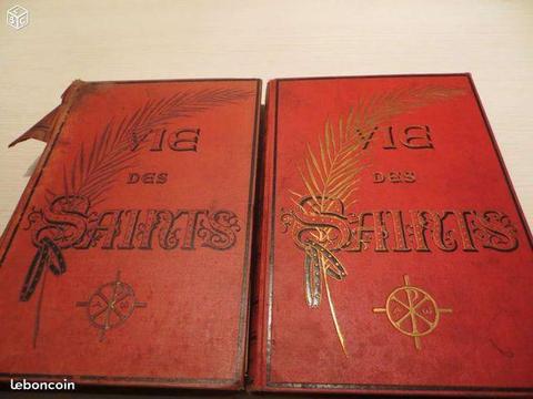 Livre ancien (1887): Vie des Saints