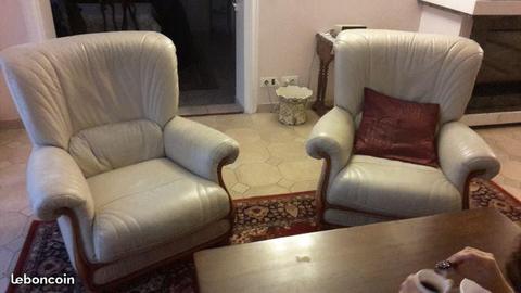 Canapé + 2 fauteuils
