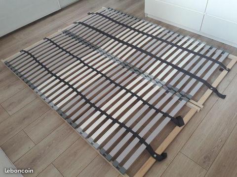 Sommier a lattes ikea lonset 160*200 (2*80*200)