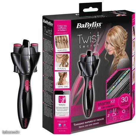 BoucleurBabyliss Twist Secret+Kit de Création-Neuf