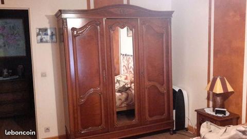 Armoire a glace/penderie + commode