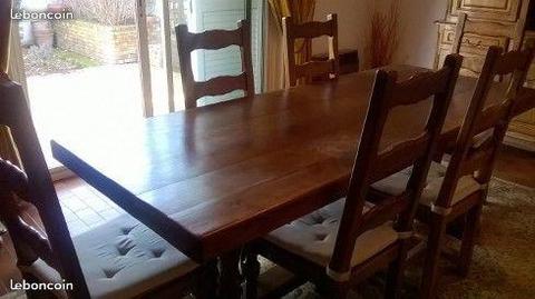 Table salle à manger en bois Chêne Massif URGENT