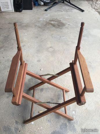 Structure chaise en bois
