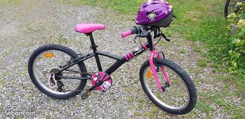 Vélo btwin 20 pouces fille