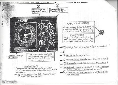 MODE D'EMPLOI HORLOGE EUROMATIC ND PLUS. Port O
