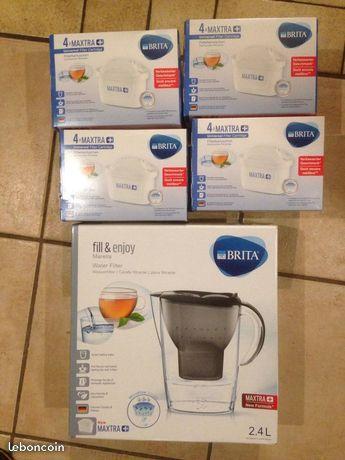 lot carafe brita et cartouches filtrantes